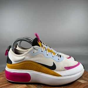 Nike Air Max Dia SE Women's Shoes White Pink Yellow Black Size 8 CJ0636 100